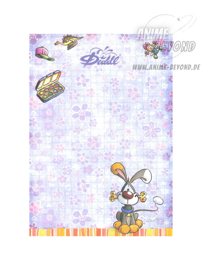 Diddl Duft-Blatt A6 Bibombl Lila Back to School 2026 Blockfrisch vom Duftblock
