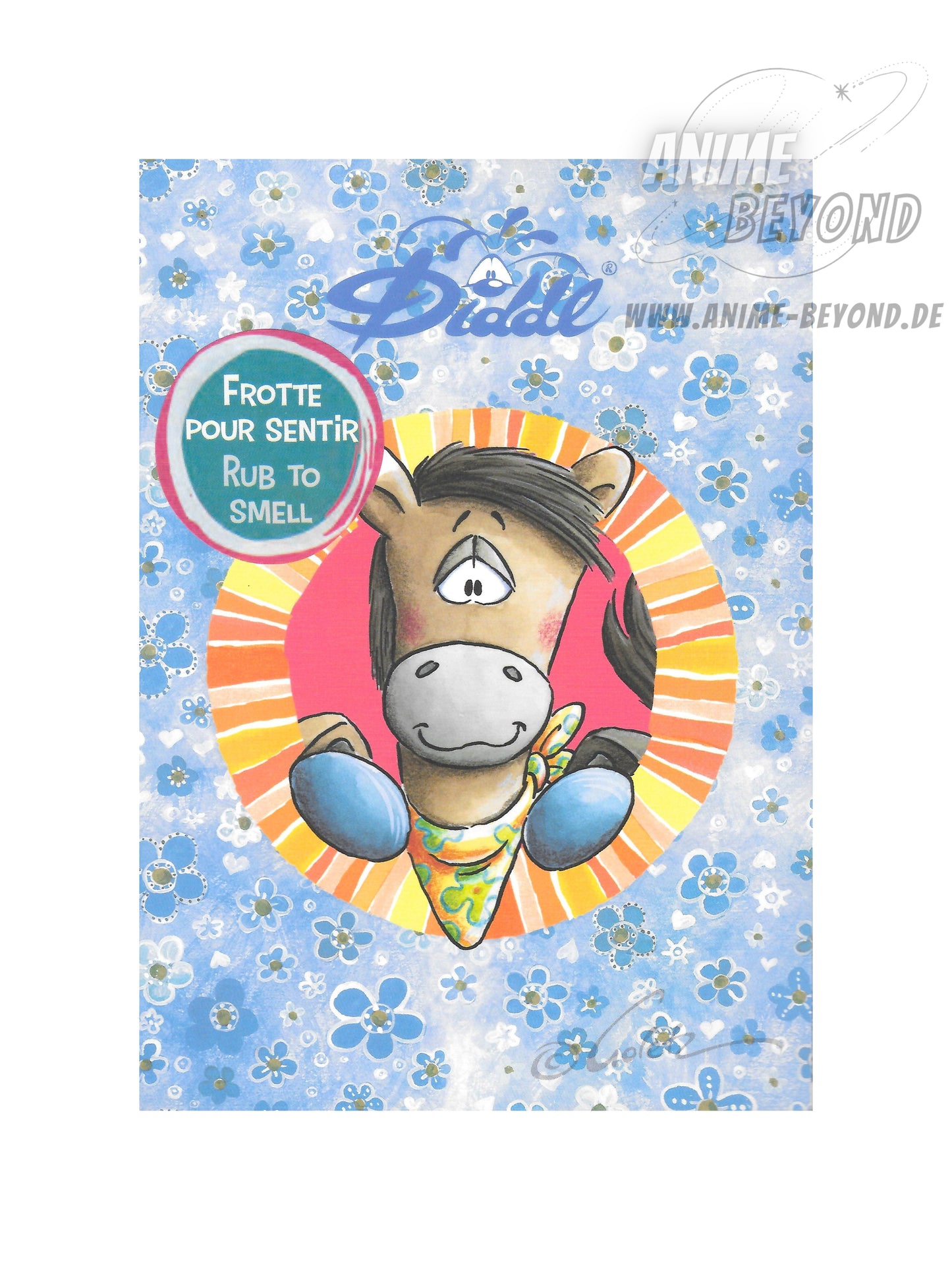 Diddl Duft-Blatt A6 Loupsily Blau Back to School 2026 Blockfrisch vom Duftblock