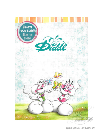 Diddl Duft-Blatt A5 Diddl + Diddlina Sommer Blau 2026 Blockfrisch vom Duftblock