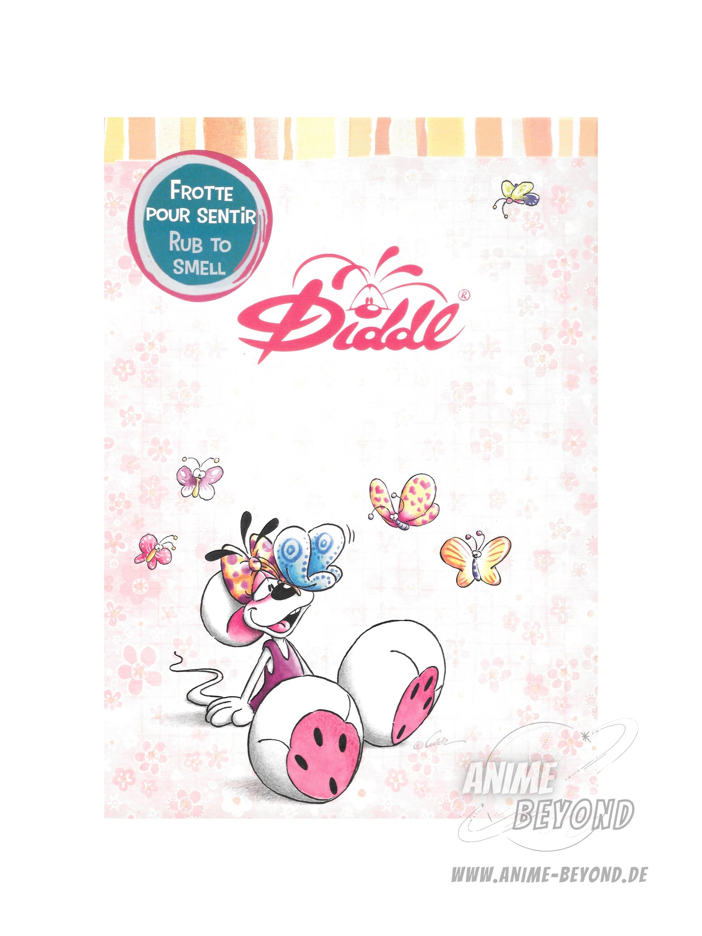 Diddl Duft-Blatt A5 Diddlina Sommer Rosa 2026 Blockfrisch vom Duftblock