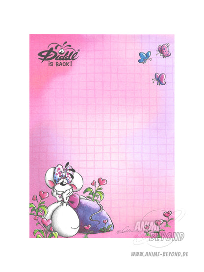 Diddl is Back Blockblatt aus A6 Duftblock Diddlina Pink Geburtstagskollektion / Sonderkollektion 2026 - 23788 K1.26
