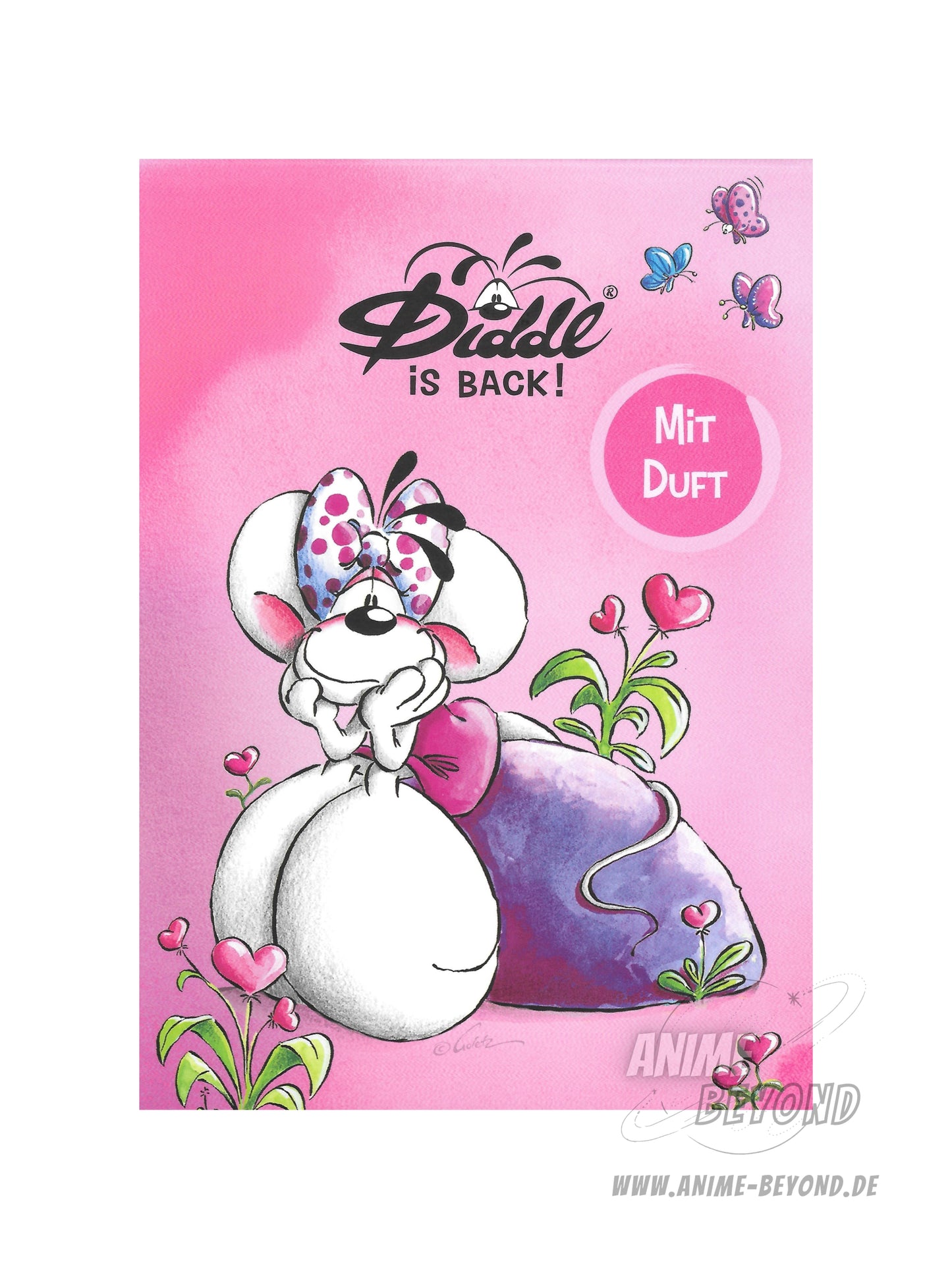 Diddl is Back A6 Duftblock Diddlina Pink Geburtstagskollektion / Sonderkollektion 2026 - 23788 K1.26