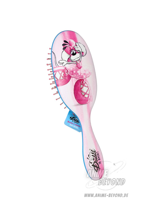 Diddlina Ballerina Haarbürste Blau Pink ca. 21,5 x 6 cm