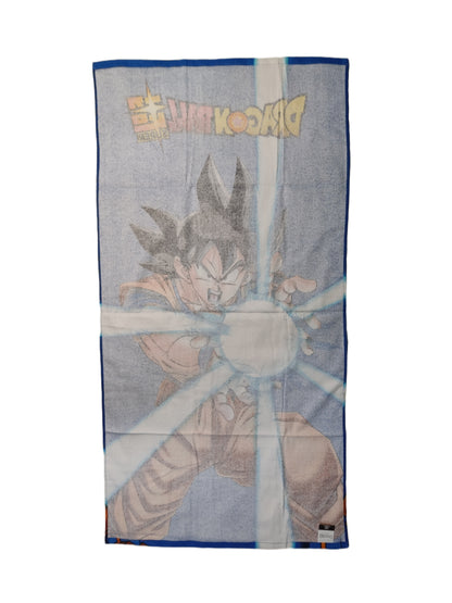 Son Goku - Dragon Ball Super Strandtuch Blau 140x70cm (Baumwolle) - Anime Beyond