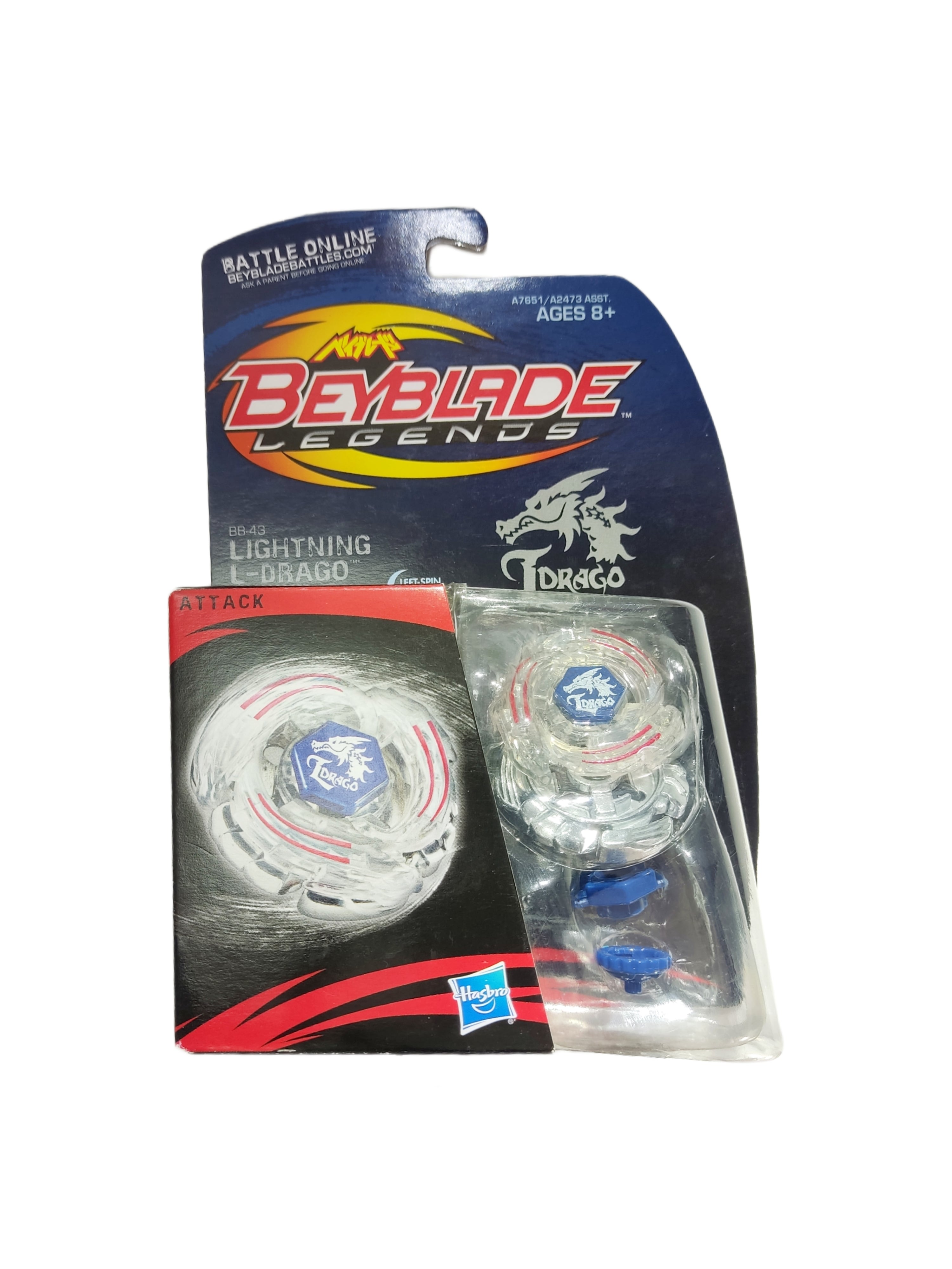 Lightning L Drago BB 43 100HF Attack Hasbro Beyblade Legends Anime Beyond