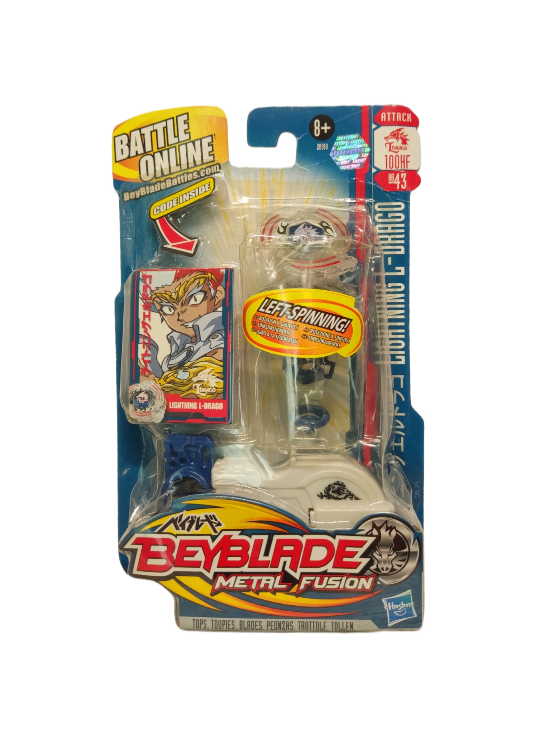 BEYBLADE METAL FUSION Lightning L-Drago 100HF / Hasbro EUR 20,50 - DE