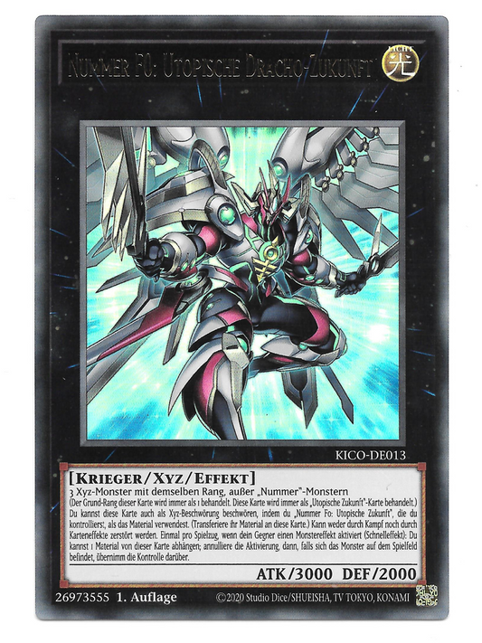 Yu-Gi-Oh! KICO-DE013 - Nummer F0: Utopische Dracho-Zukunft (Ultra Rare)