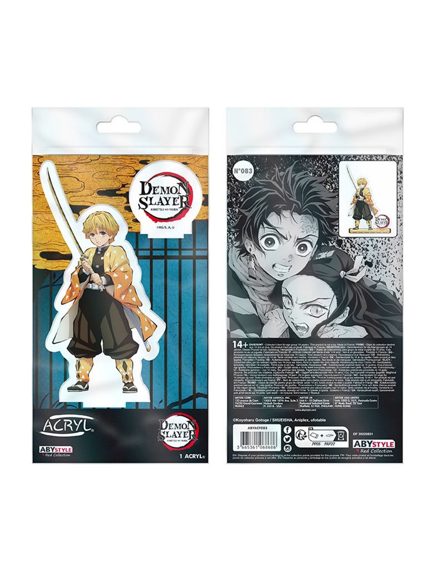 Demon Slayer: Kimetsu no Yaiba - Zenitsu Agatsuma - Acryl Figur - Anime Beyond