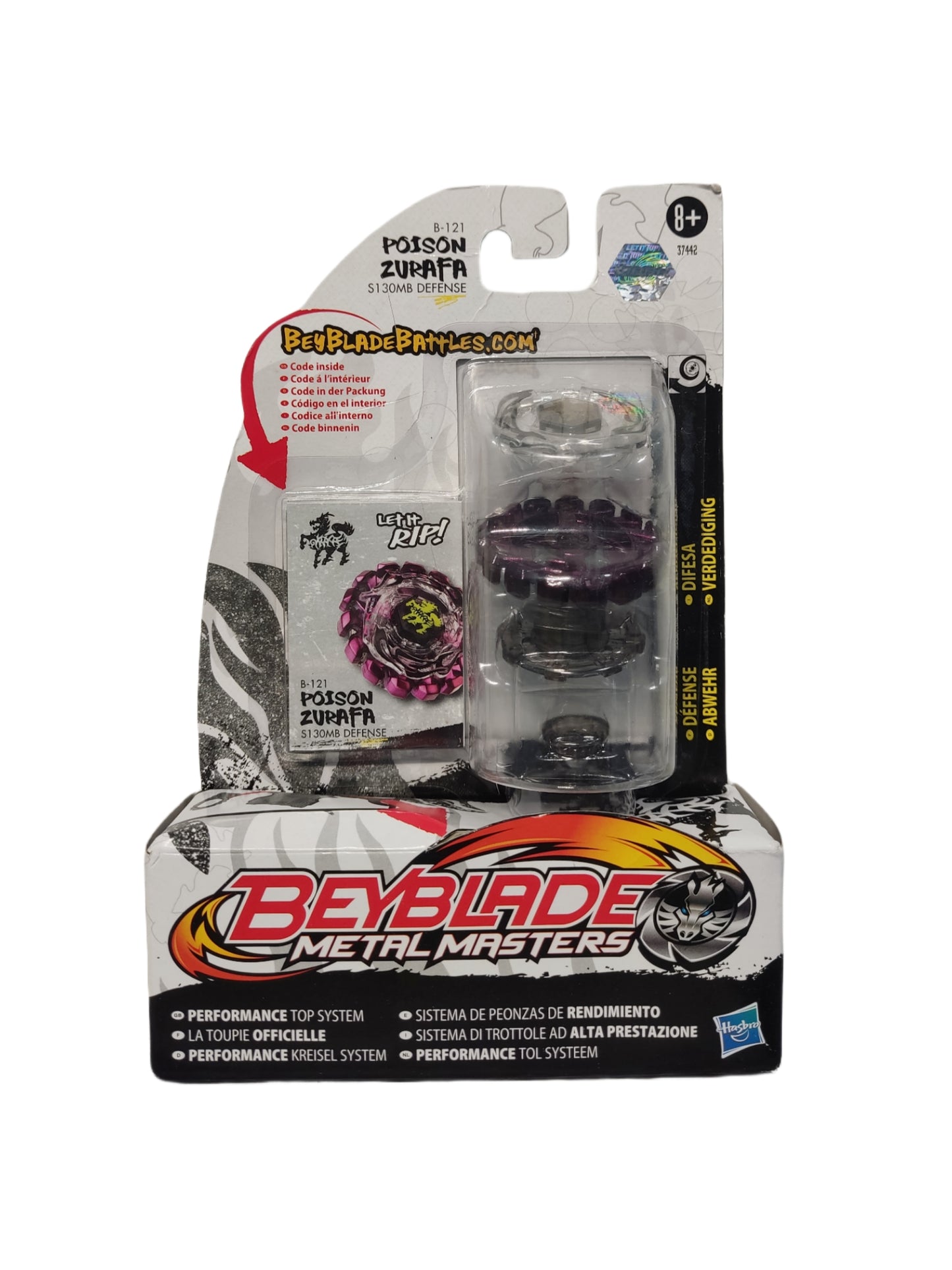 Poison Zurafa B-121 S130MB Defense Hasbro Beyblade Metal Masters