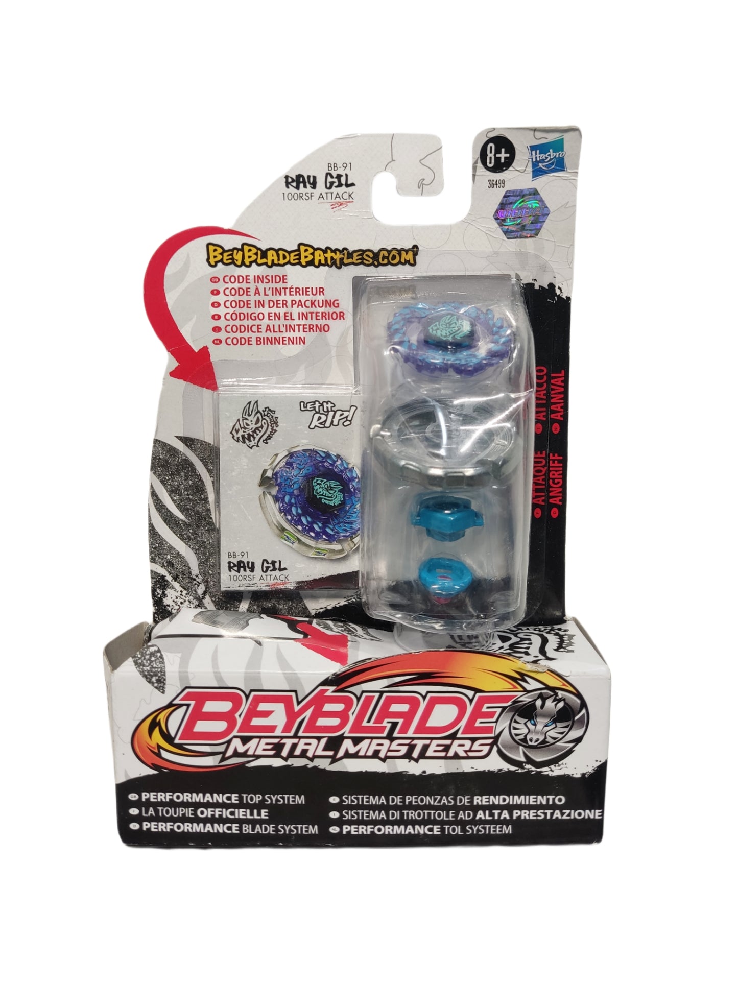 Ray Gil BB-91 100RSF Attack Hasbro Beyblade Metal Masters