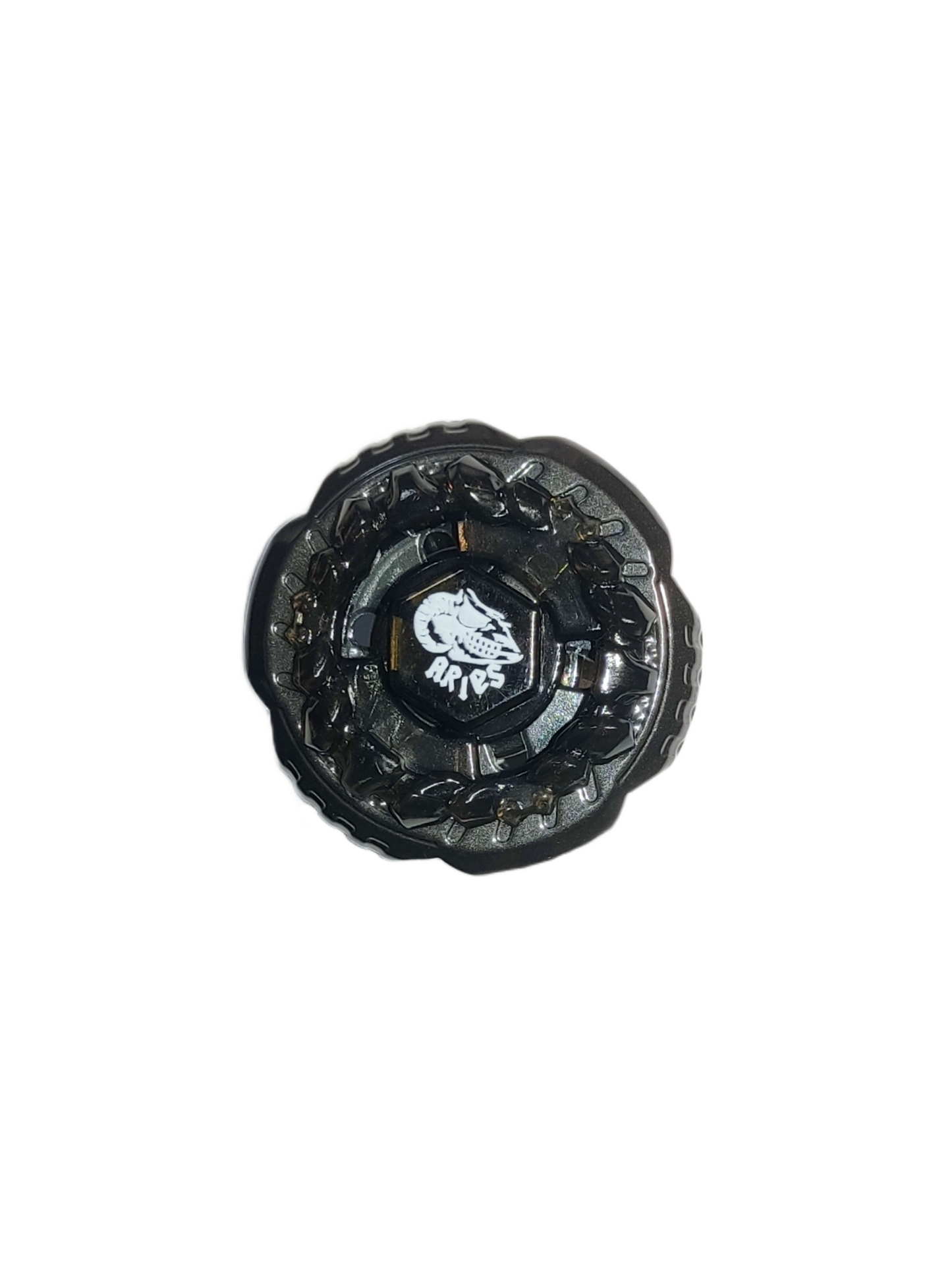 Rock Aries ED145D Black Metal Version Takara Tomy Beyblade