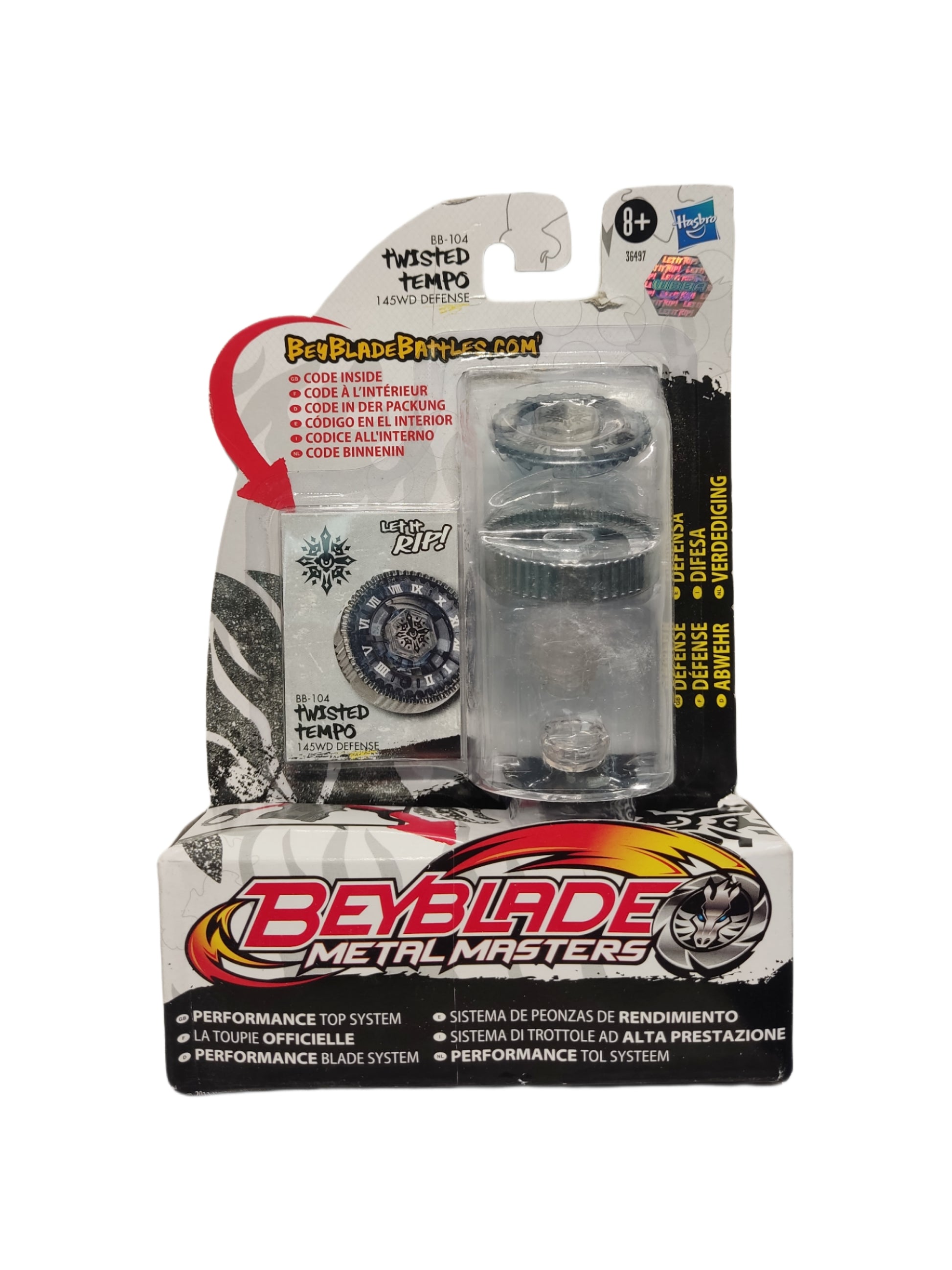 Twisted Tempo BB 104 145WD Defense Hasbro Beyblade Metal Masters twisted-tempo-bb-104-145wd-defense-hasbro-beyblade-metal-masters