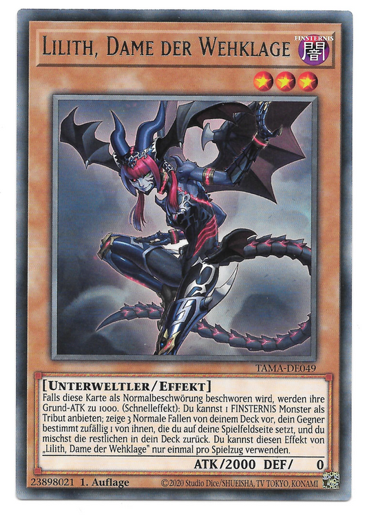 Yu-Gi-Oh! TAMA-DE049 - Lilith, Dame der Wehklage (Rare)