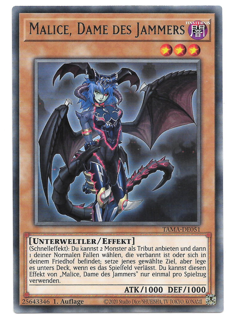 Yu-Gi-Oh! TAMA-DE051 - Malice, Dame des Jammers (Rare)