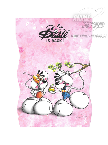 Diddl is Back Blockblatt aus A5 Block Rosa Blockfrisch 1 Blatt 23786 K1.9