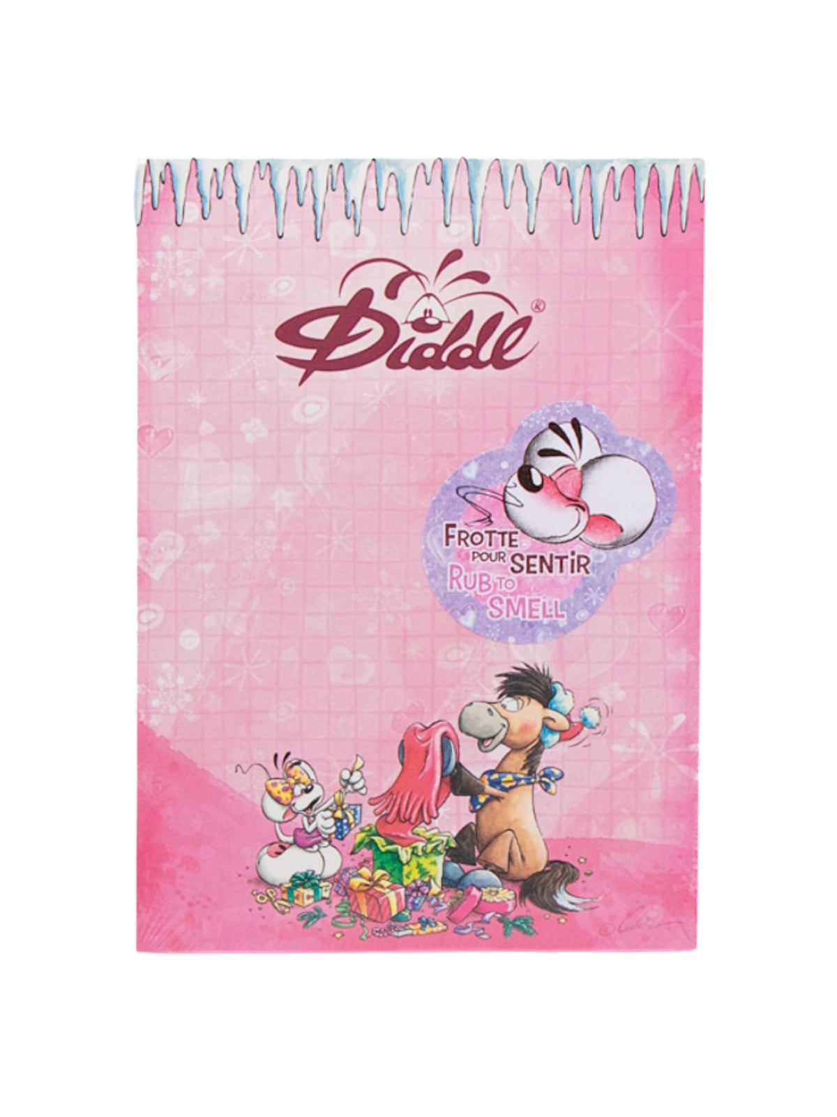 Diddlina & Loupsily Geschenke öffnen Diddl Duftblock A6 Pink / Kaugummi-Duft / Winterkollektion 2026 ❄️ VORBESTELLUNG