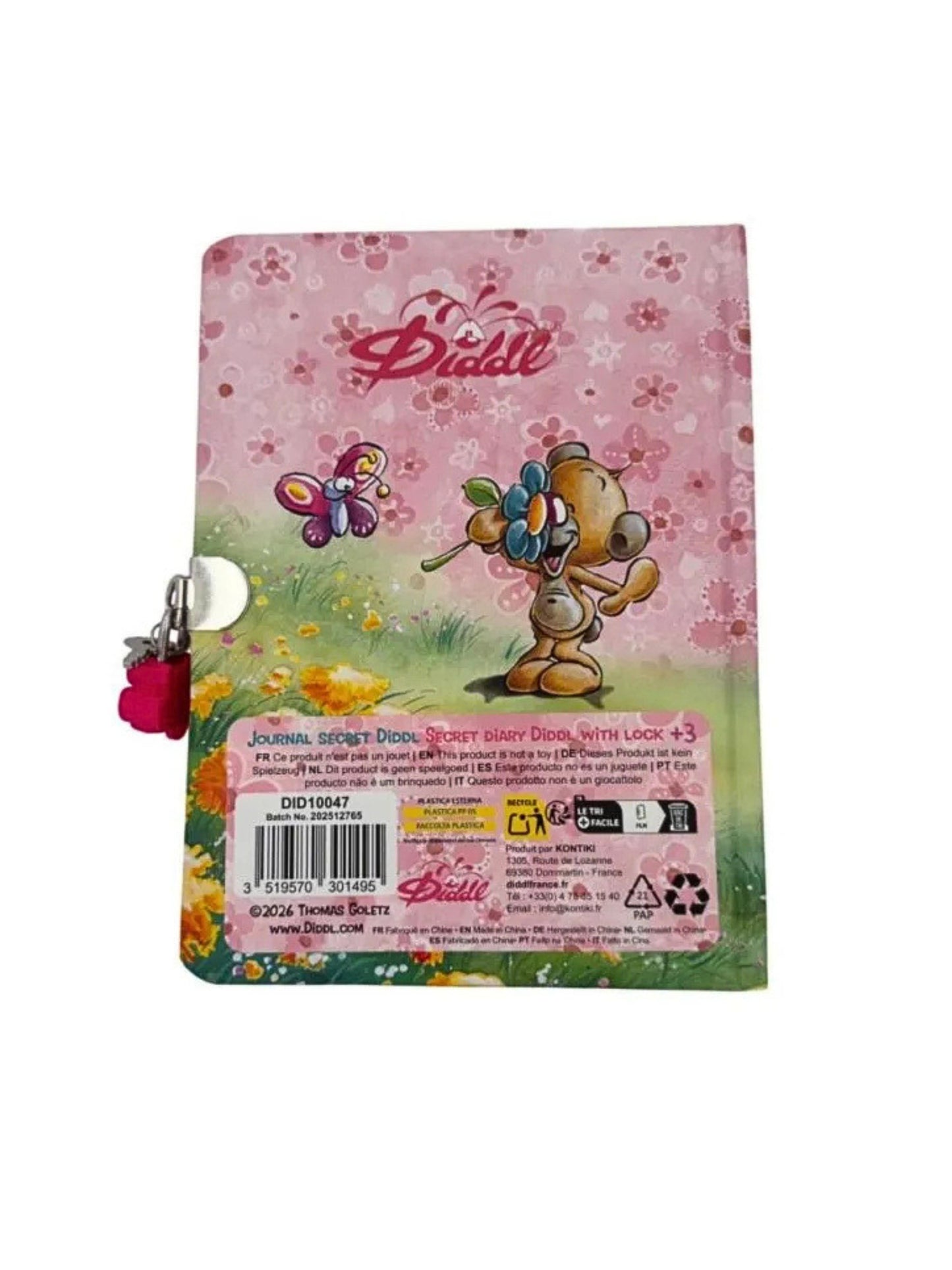 Diddl Tagebuch mit Schloss