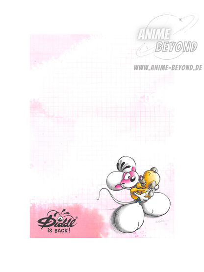 Diddl is Back Blockblatt aus A5 Duftblock mit Aloe-Vera-Duft Pimboli Blockfrisch 1 Blatt 23498 K1.11