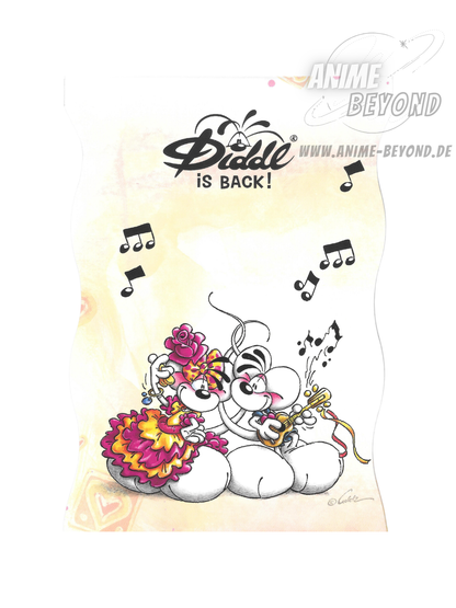 Diddl is Back Blockblatt aus A6 Block Gelb Blockfrisch 1 Blatt 23789 K1.2