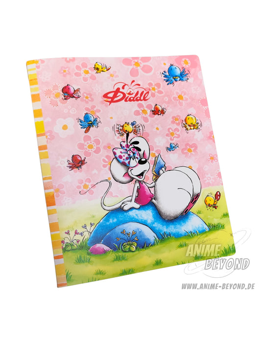 Vorbestellen: Diddl is Back Ordner A4 Ringmappe Rosa Plastik Softcover Diddlina