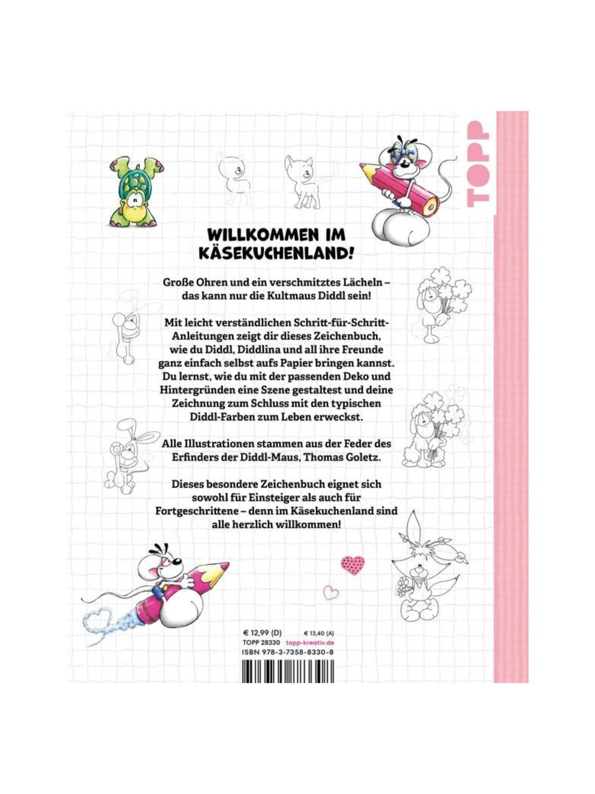Diddl - Das offizielle Zeichenbuch mit 80 Motiven