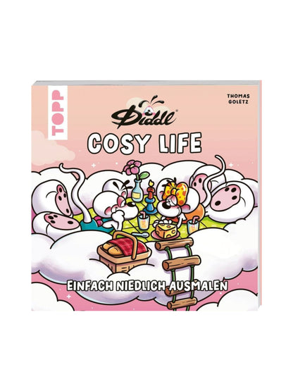 Vorbestellen: Diddl Cosy Life Ausmalbuch / 40 Motive / „Einfach niedlich ausmalen“