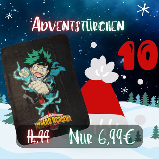 Izuku Midoriya Deku Fleecedecke 100x140cm