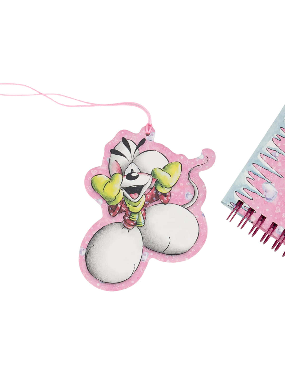 Diddl & Diddlina A6 Spiralnotizbuch mit Duft-Dekoration Rosa & Lila / Motiv frei wählbar / Winterkollektion 2026 ❄️ VORBESTELLUNG